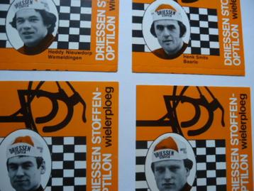 sticker oud Wielrennen jaren 70 driessen stoffen optilon  beschikbaar voor biedingen