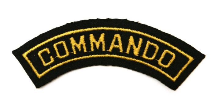 Patch - Embleem Commando tab, Verzamelen, Militaria | Algemeen, Landmacht, Embleem of Badge, Overige gebieden, Verzenden