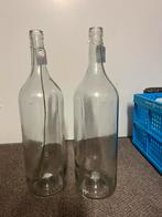 2x glazen gles 55 cm, Overige kleuren, 50 tot 75 cm, Ophalen of Verzenden, Glas