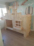 Bedhuisje Zaandam Steigerhout Boomhut bed Kinderbed, Nieuw, Stapelbed, Verzenden