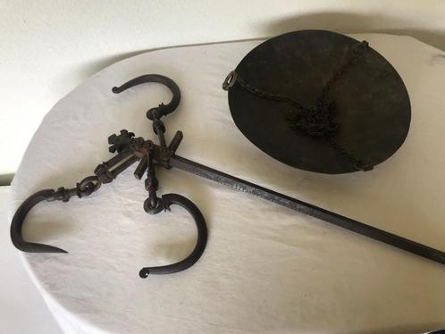 Antieke Oude Weegschaal Bijzonder Oud Balans Maten Gewichten, Antiek en Kunst, Antiek | Gereedschap en Instrumenten, Ophalen of Verzenden