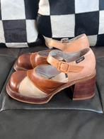 Destroy vintage blokhak sandalen maat 39 40 leer patchwork, Kleding | Dames, Schoenen, Beige, Sandalen of Muiltjes, Zo goed als nieuw