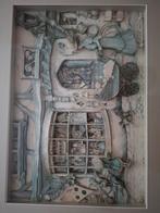 3d Schilderij van Anton Pieck, Ophalen, 50 tot 75 cm, Zo goed als nieuw, Schilderij