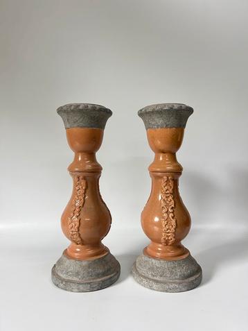 Set van 2 kandelaars beschikbaar voor biedingen