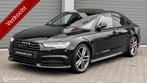 Audi A6 Limousine 1.8 TFSI S-LINE 190PK/S-TRONIC/LED/NAV/DAK, Zwart, Leder en Stof, Zwart, Bedrijf
