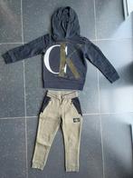 Jongens sweat pak trui & broek van Calvin Klein mt 110/116, Gebruikt, Setje, Jongen, Calvin Klein
