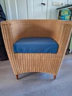 Gezellige Rieten Fauteuil, Huis en Inrichting, Fauteuils, Ophalen, Zo goed als nieuw, 75 tot 100 cm, 50 tot 75 cm