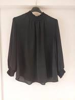 Marccain zwarte blouse maat N3 (38), Kleding | Dames, Blouses en Tunieken, Marccain, Ophalen of Verzenden, Zo goed als nieuw, Zwart