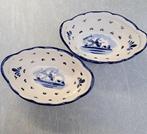Two original Delft Blue porcelain dishes, Antiek en Kunst, Curiosa en Brocante, Ophalen of Verzenden