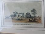 Antieke Litho Station Den Haag - Blommers, Ophalen of Verzenden