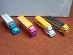 Hot wheels vrachtwagen 4 stuks 1:64, Ophalen of Verzenden, Gebruikt