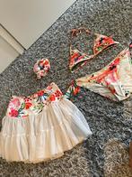 Paté de sable bikini met bijpassend rokje12 jaar, Bikiniset, Meisje, Ophalen of Verzenden, Zo goed als nieuw