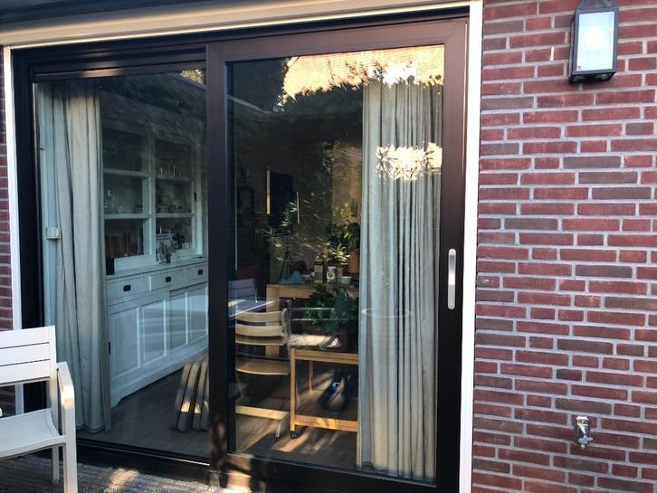 kwaliteit   PUI  incl. schuifdeur, dubbelglas en sluitwerk, Doe-het-zelf en Verbouw, Kozijnen en Schuifpuien, Zo goed als nieuw