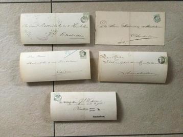 5 brieven met nr. 31, leuk geheel! beschikbaar voor biedingen