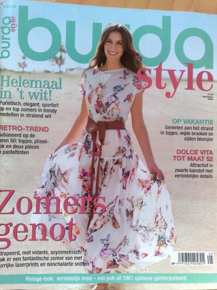 Burda style mei nr. 5 / 2012, Hobby en Vrije tijd, Kledingpatronen, Nieuw, Vrouw, Burda, Verzenden