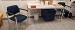 mooie kantoor stoelen, Huis en Inrichting, Stoelen, Ophalen, Gebruikt, Blauw, Stof