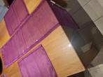Tafel organza set paarse tafellopers en placemats nieuw, Ophalen of Verzenden, Nieuw