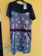 Dolcezza zomerjurk maat L nieuw, Maat 38/40 (M), Blauw, Ophalen of Verzenden, Onder de knie