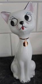 Vintage kat porselein 21cm, Verzamelen, Beelden en Beeldjes, Ophalen, Zo goed als nieuw, Dier