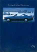 Mercedes SEC (W126) fraaie brochure/auto folder '82 '87 '88, Ophalen of Verzenden, Zo goed als nieuw, Mercedes
