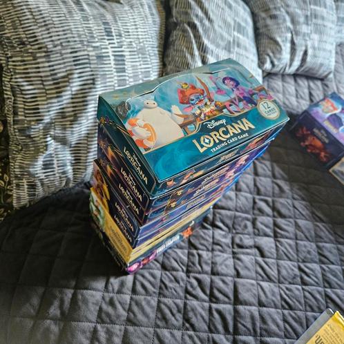 Lorcana booster box 1 t/m 6 LEEG !, Hobby en Vrije tijd, Verzamelkaartspellen | Overige, Zo goed als nieuw, Ophalen of Verzenden