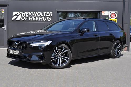 Volvo V90 T6 398 PK Recharge AWD Plus Dark Plug-In | Trekhaa, Auto's, Volvo, Bedrijf, V90, 4x4, ABS, Achteruitrijcamera, Adaptieve lichten