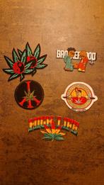 Embleem patch cannabis, Verzamelen, Kleding en Patronen, Zo goed als nieuw, Verzenden