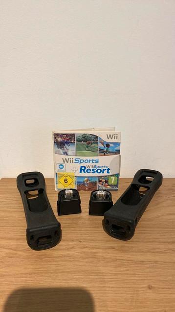 Wii sports en wii sports resort op 1 disc met 2 Motionblokje beschikbaar voor biedingen