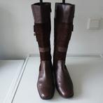 Leren Manas laarzen maat 39, Kleding | Dames, Ophalen of Verzenden, Zo goed als nieuw, Zwart, Hoge laarzen