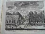 36 Breukelen Kostschool Qweekhoven Kopergravure 1719, Antiek en Kunst, Kunst | Etsen en Gravures, Ophalen of Verzenden