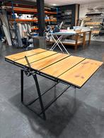 Verstelbare Tafel / Sideboard - Industrieel Design, Huis en Inrichting, Ophalen, Gebruikt, 100 tot 150 cm, Metaal