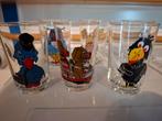 6 vintage Fabeltjeskrant glazen Raak limonade, Verzamelen, Glas en Borrelglaasjes, Ophalen of Verzenden, Zo goed als nieuw, Frisdrankglas
