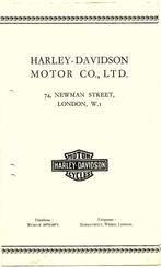 Harley Davidson motor folder 1931 (6301z), Motoren, Handleidingen en Instructieboekjes, Harley-Davidson of Buell