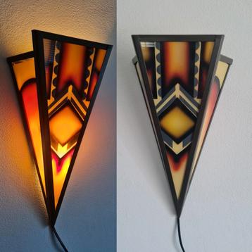 Vintage Art Deco Amsterdamse School wandlamp Tuschinski  beschikbaar voor biedingen