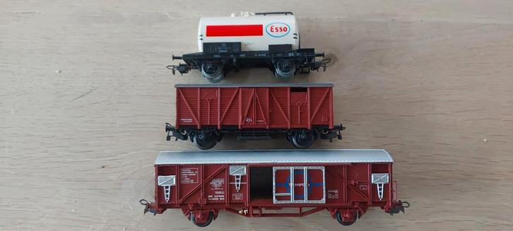 3 Electrotren goederenwagens, Hobby en Vrije tijd, Modeltreinen | H0, Ophalen of Verzenden
