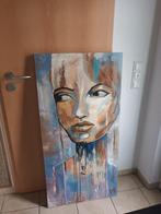 Groot schilderij portret vrouw modern, Ophalen