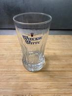 6 wieckse witte bierglazen nieuw in doos, Ophalen, Zo goed als nieuw, Bierglas