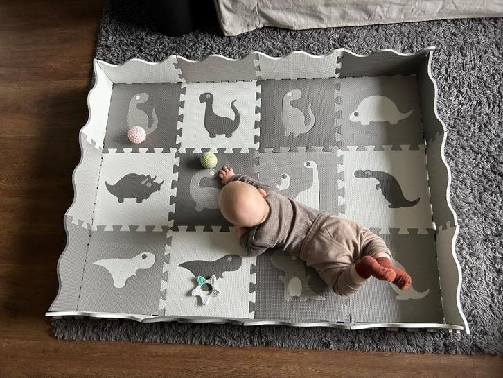 Schuimrubber speelmat baby 149x120, Kinderen en Baby's, Speelgoed | Speelkleden, Zo goed als nieuw, Ophalen of Verzenden