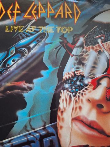 Def Leppard: Live at the top lp beschikbaar voor biedingen