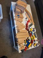 Houten trein, Kinderen en Baby's, Speelgoed | Houten speelgoed, Ophalen of Verzenden, Zo goed als nieuw, Duw- of Trekspeelgoed
