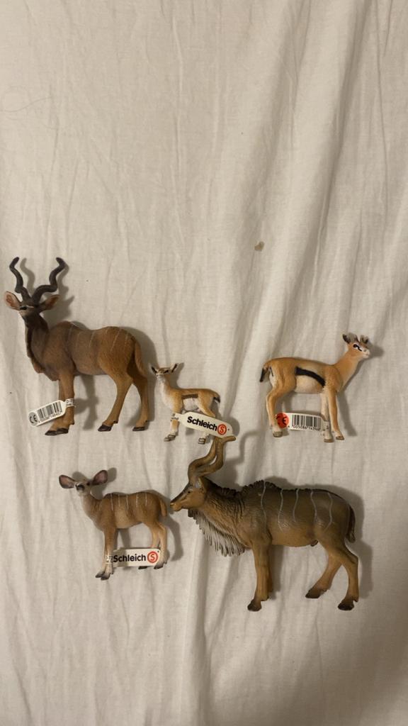 Schleich Koedoe Set - Afrikaanse Dieren, Kinderen en Baby's, Speelgoed | Overig, Gebruikt, Jongen of Meisje, Ophalen of Verzenden