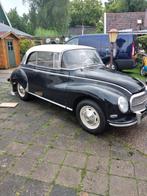 auto union super 1000 1960, Auto's, Oldtimers, Stof, Beige, Zwart, Handgeschakeld