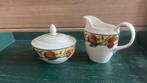 Royal Doulton Augustine roomstel, suikerpotje en melkkan set, Ophalen of Verzenden, Zo goed als nieuw, Porselein, Overige typen