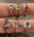 Citrien ringen verstelbaar, Sieraden, Tassen en Uiterlijk, Edelstenen, Ophalen of Verzenden, Nieuw
