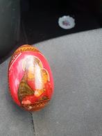 Beschilderd Paasei met Madonna en Kind, Antiek en Kunst, Ophalen of Verzenden