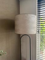 Set van 3 zilvere lampenkappen velvet (alleen de kappen), Huis en Inrichting, Lampen | Lampenkappen, Overige kleuren, 25 tot 50 cm