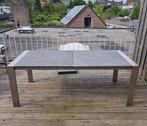 Tuintafel met granieten blad, Tuin en Terras, Tuintafels, Ophalen, Gebruikt, Rechthoekig, Overige materialen