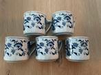 Blue Danube koffiemokken 5 stuks, Antiek en Kunst, Ophalen of Verzenden