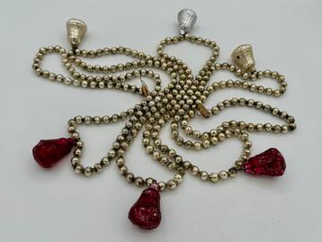 Oude kralenslinger snoer kerst beschikbaar voor biedingen