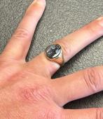 Familiewapen onyx 14k gouden vintage zegelring manchetknopen